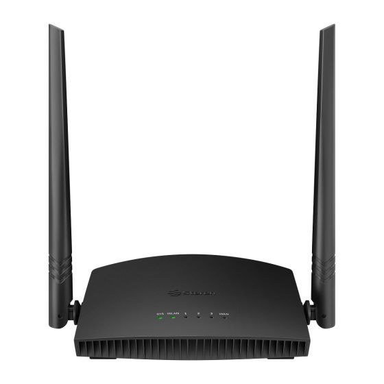 Steren COM-825 router inalámbrico Ethernet rápido Banda única (2,4 GHz) Negro