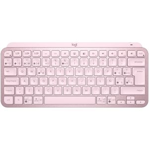 Logitech MX Keys Mini teclado Universal RF inalámbrico + bluetooth Rosa