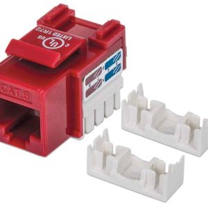 Intellinet JACK RJ45 CAT6 KEYSTONE DE IMPACTO ROJO