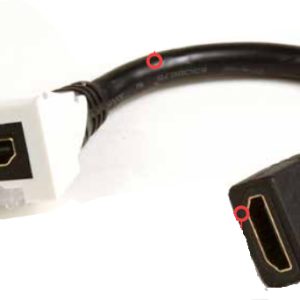 Siemon MX-HD2.0-02 cable HDMI 0.203 m HDMI Tipo A (Estándar) Negro, Blanco