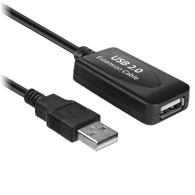 BRobotix 372782 cable USB USB 2.0 15 m USB A Negro
