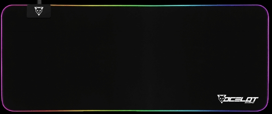 Ocelot Gaming OMPXL01 alfombrilla para ratón Cojín de ratón para Juegos Negro