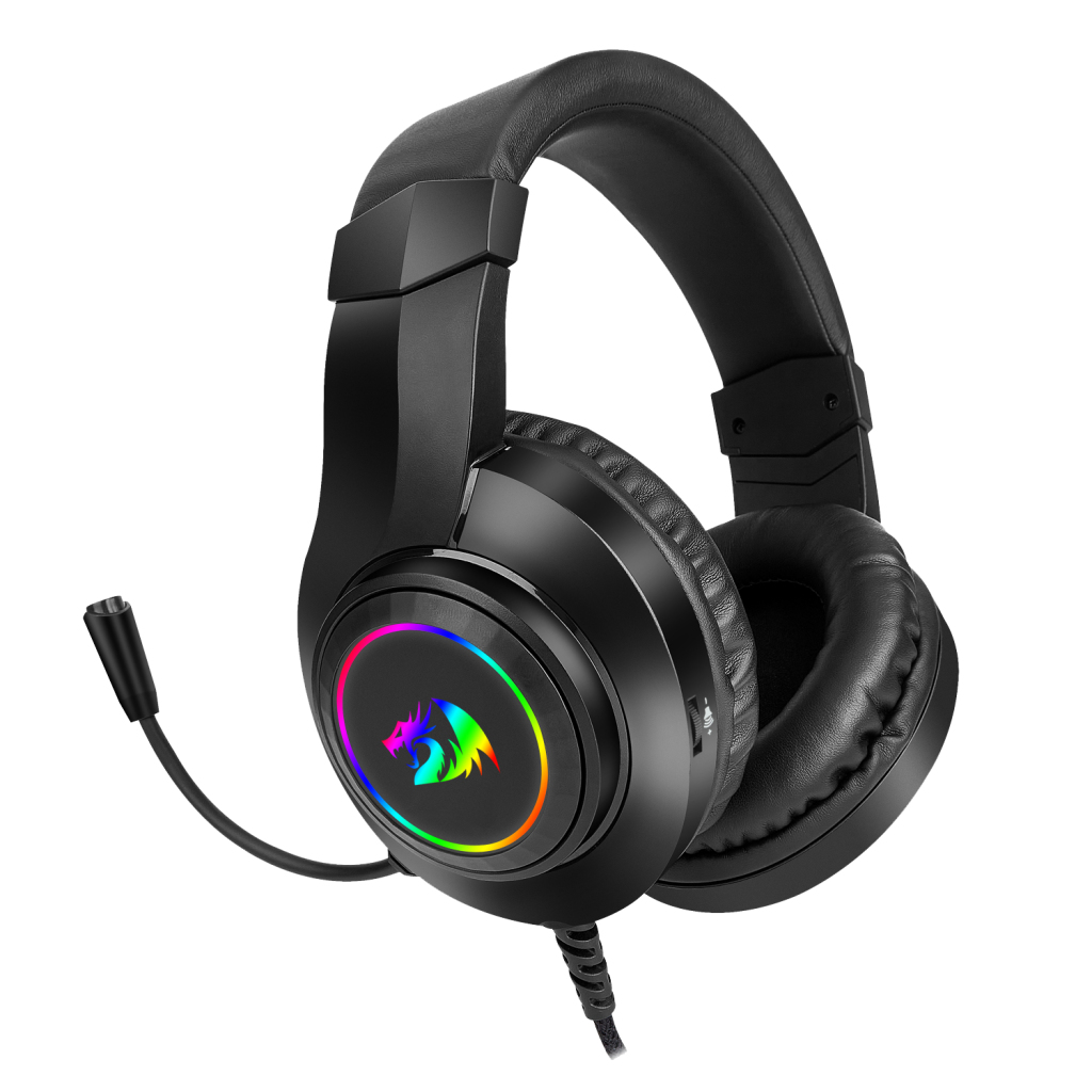 REDRAGON H260-RGB HYLAS, Auricular stereo multiplataforma, iluminación RGB