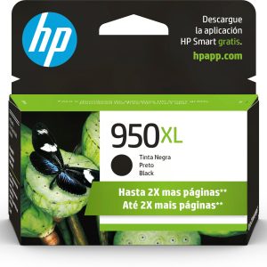 HP Cartucho original de tinta negra de alto rendimiento 950XL