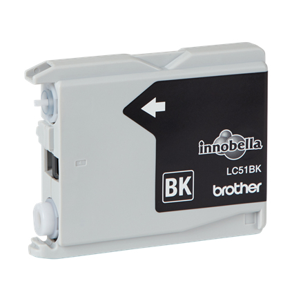 Brother LC51BK cartucho de tinta 1 pieza(s) Original Rendimiento estándar Negro