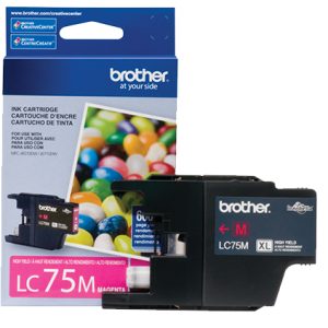 Brother LC75M cartucho de tinta 1 pieza(s) Original Alto rendimiento (XL) Magenta