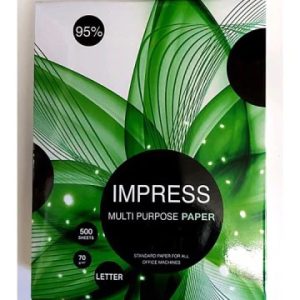 Impress 6951476310602 papel para impresora de inyección de tinta 216x279 mm Mate 500 hojas Blanco
