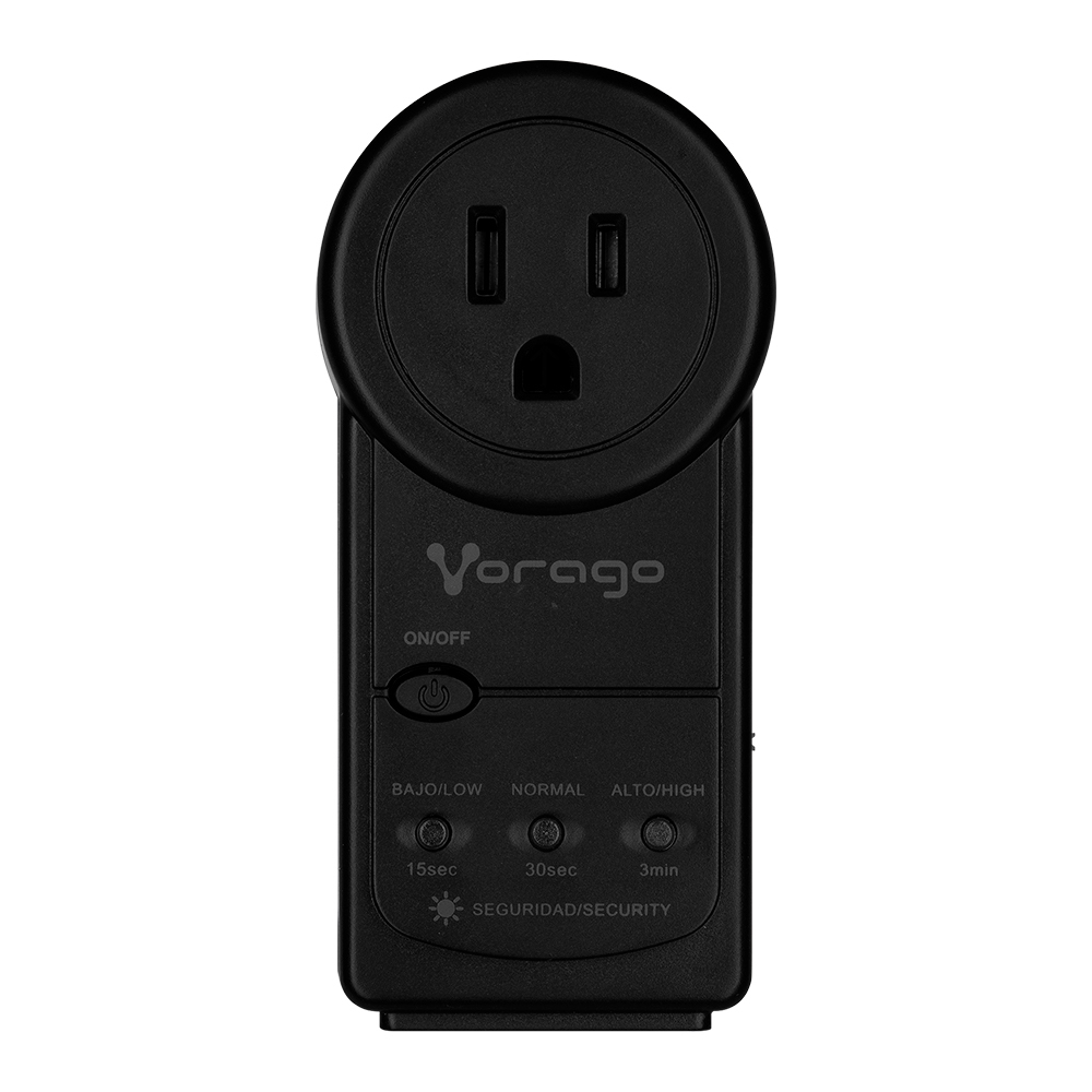 Vorago AVR-300 regulador de voltaje 1 salidas AC 120 V Negro