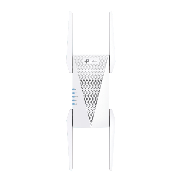 TP-Link RE815XE sistema wi-fi de malla Triple banda (2.4 GHz / 5 GHz / 6 GHz) Wi-Fi 6 (802.11ax) Blanco 1 Externo