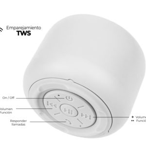 Acteck AP410 Altavoz portátil estéreo Blanco 5 W