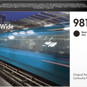 HP Cartucho original PageWide 981Y de extra alta capacidad negro