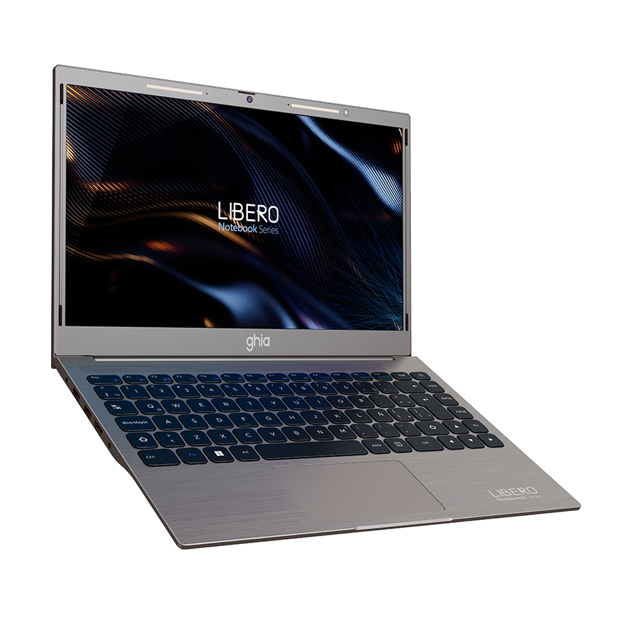 Laptop Ghia NOTGHIA-412, Intel Celeron N N4020, 14" HD, 8 GB DDR4-SDRAM, 512 GB SSD, Win 11, Home, Gris