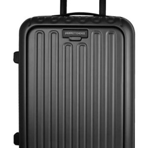 Perfect Choice PC-084792 equipaje Tranvía Caparazón duro Gris Acrilonitrilo butadieno estireno (ABS), Aluminio, Policarbonato (PC), Poliéster