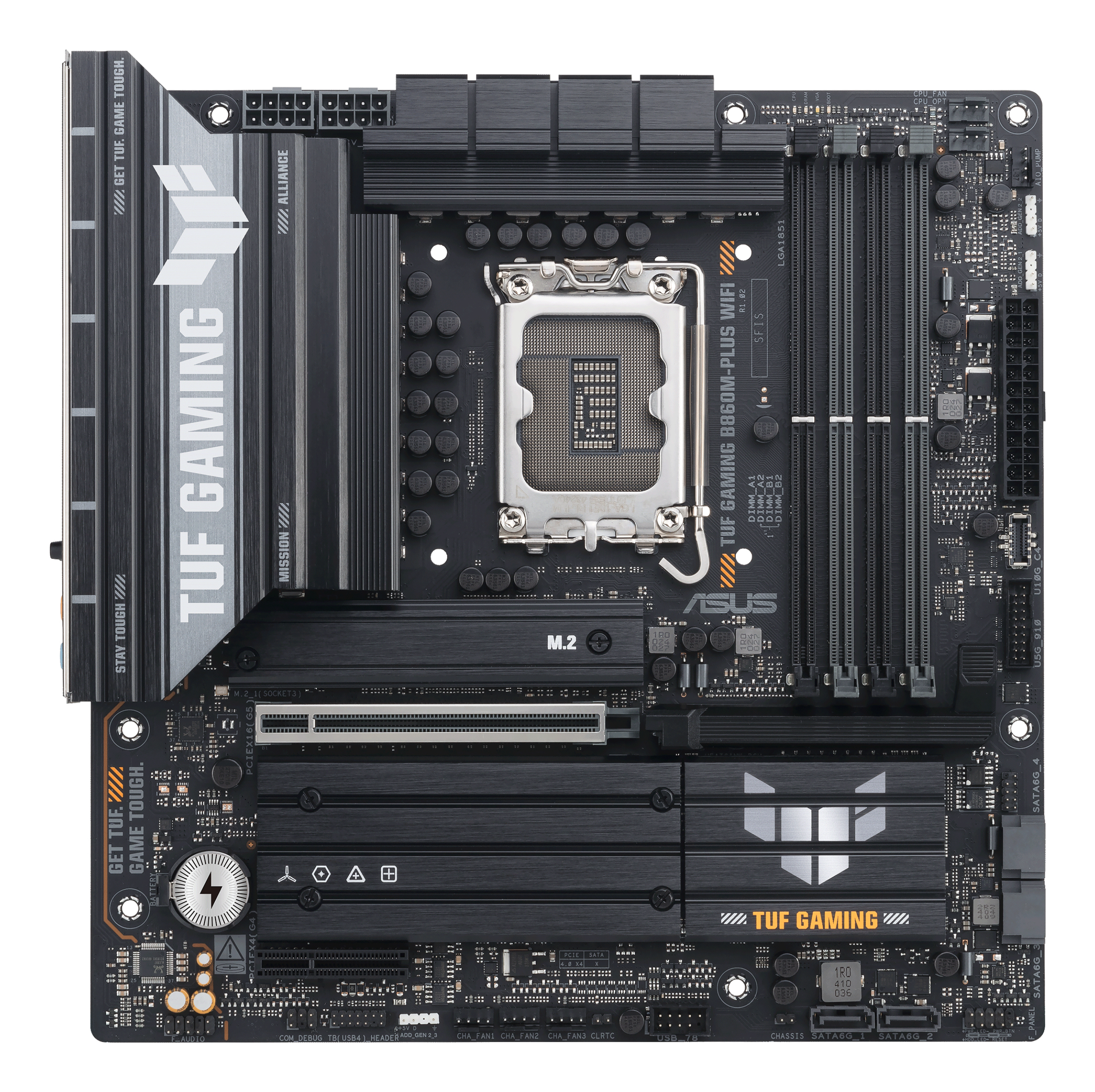 ASUS TUF GAMING B860M-PLUS WIFI Intel B860 LGA 1851 (Socket V1) micro ATX