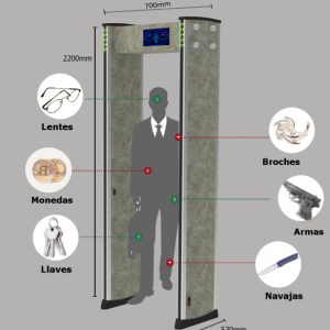 AccessPRO APMESC33 detector de metales para seguridad