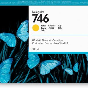 HP Cartucho de tinta amarilla DesignJet 746 de 300 ml