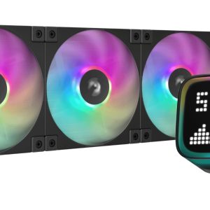 DeepCool LP360 Carcasa del ordenador, Procesador Sistema de refrigeración líquida todo en uno 12 cm Negro 1 pieza(s)