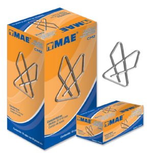 MAE CM2 pinzas sujetapapeles Acero