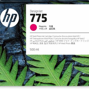 HP Cartucho de tinta 775 magenta de 500 ml