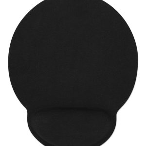 Manhattan Mouse Pad con Descansa Muñecas El material de gel promueve la posición adecuada de la mano y la muñeca, negro
