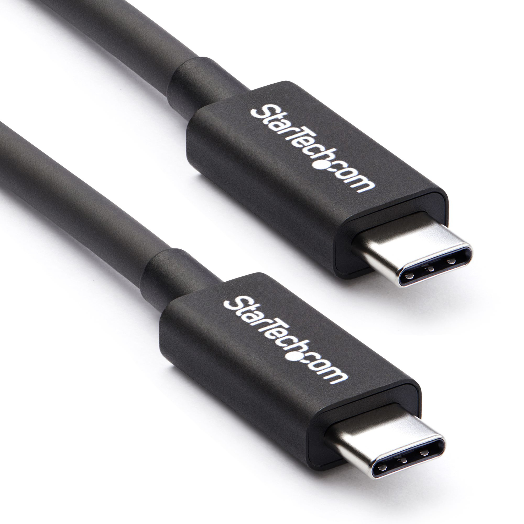 StarTech.com Cable Thunderbolt 3 Pasivo de 2m - 20Gbps - PD 100W - Video 4K - Cable Thunderbolt - Certificado Thunderbolt - Compatible con USB4 / Modo Alt DP - Thunderbolt 4 - USB 3.2 - USB-C