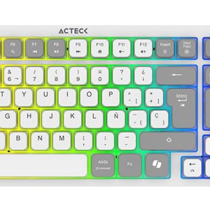 Acteck Techno Pro TI790 teclado Hogar / Oficina RF inalámbrico + bluetooth QWERTY Español Negro