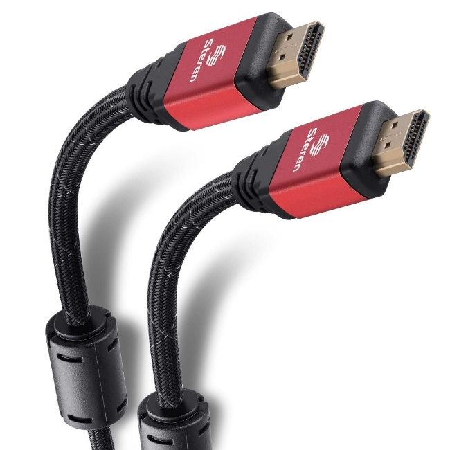 Steren 299-824 cable HDMI 7.2 m HDMI Tipo A (Estándar) Negro, Rojo