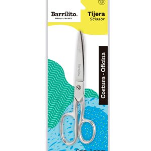 Barrilito 8341-7CN tijera de escritorio o manualidades Tijeras para arte y artesanías, Tijeras de oficina, Universal Corte recto Acero inoxidable