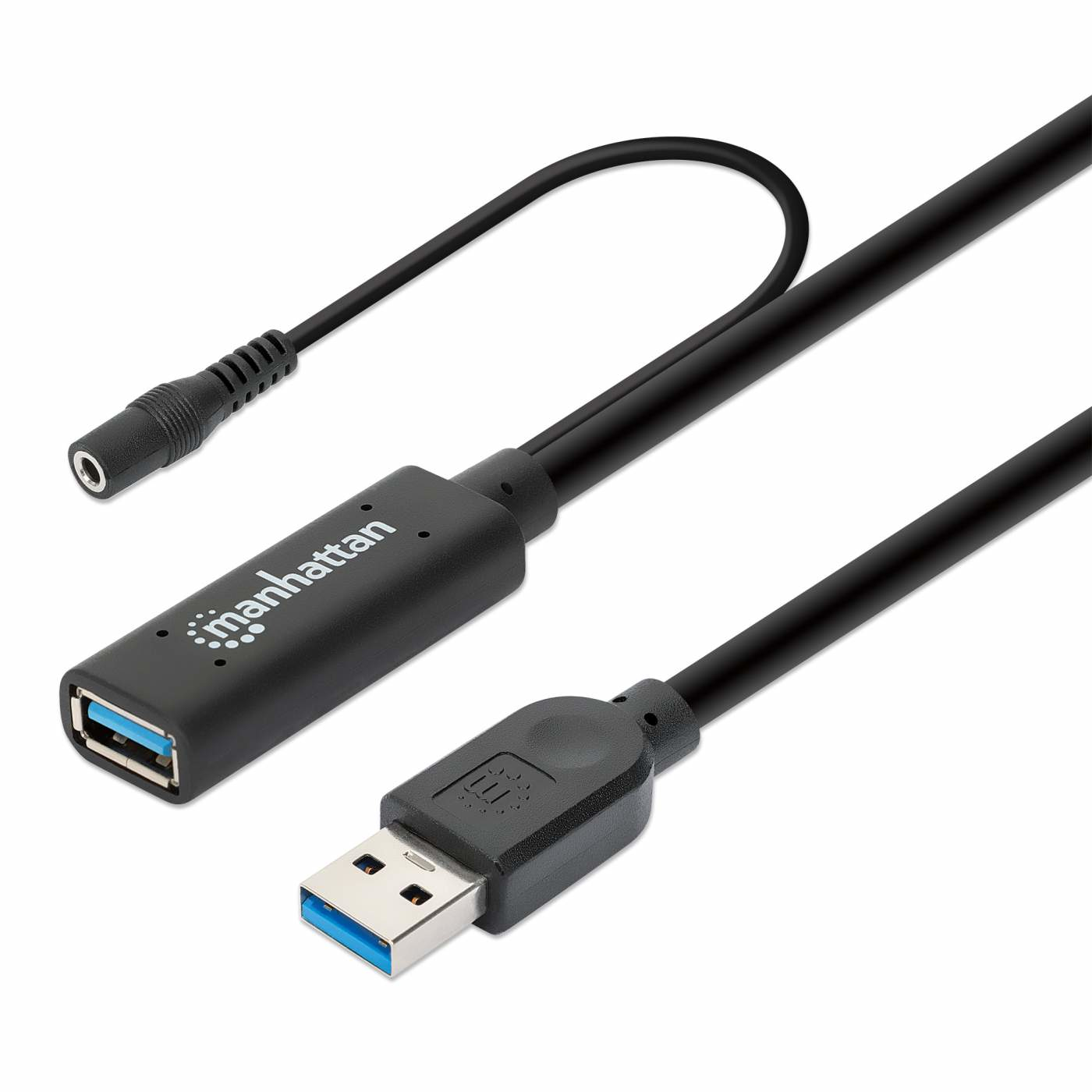 Manhattan 153768 cable USB USB 3.2 Gen 1 (3.1 Gen 1) 15 m USB A Negro