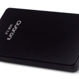 Quaroni QE02 caja para disco duro externo Cubierta de disco duro/SSD Negro 2.5/3.5"