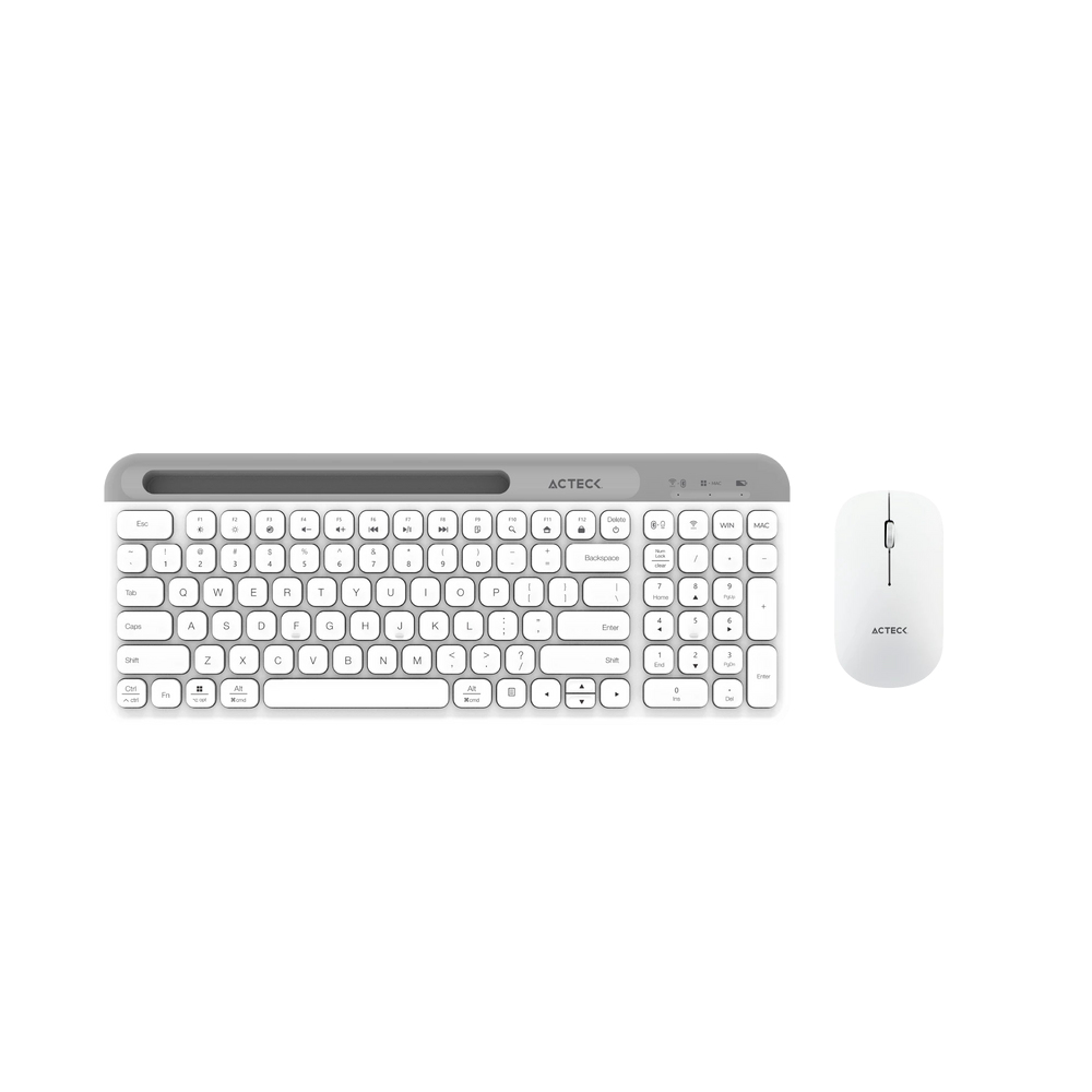Acteck Creator Virtuos Silk MK720 teclado Ratón incluido Universal Bluetooth Español Blanco