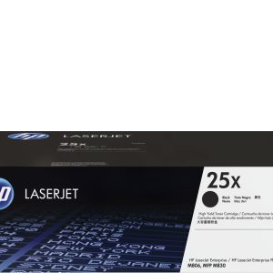 HP Cartucho de tóner negro de alto rendimiento 25X LaserJet original