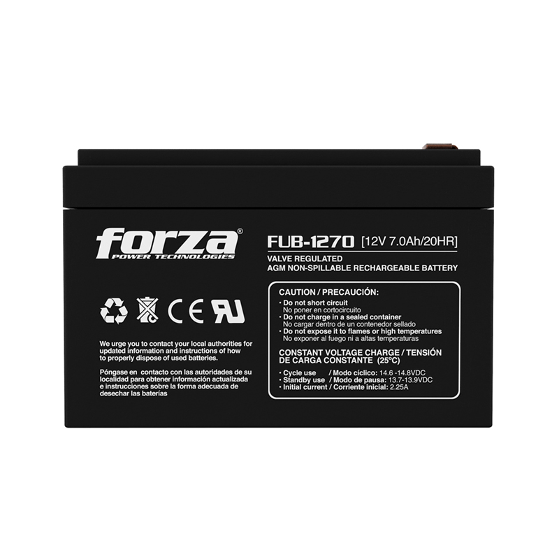 Forza FUB-1270 batería para sistema UPS Sealed Lead Acid (VRLA) 12 V 7 Ah