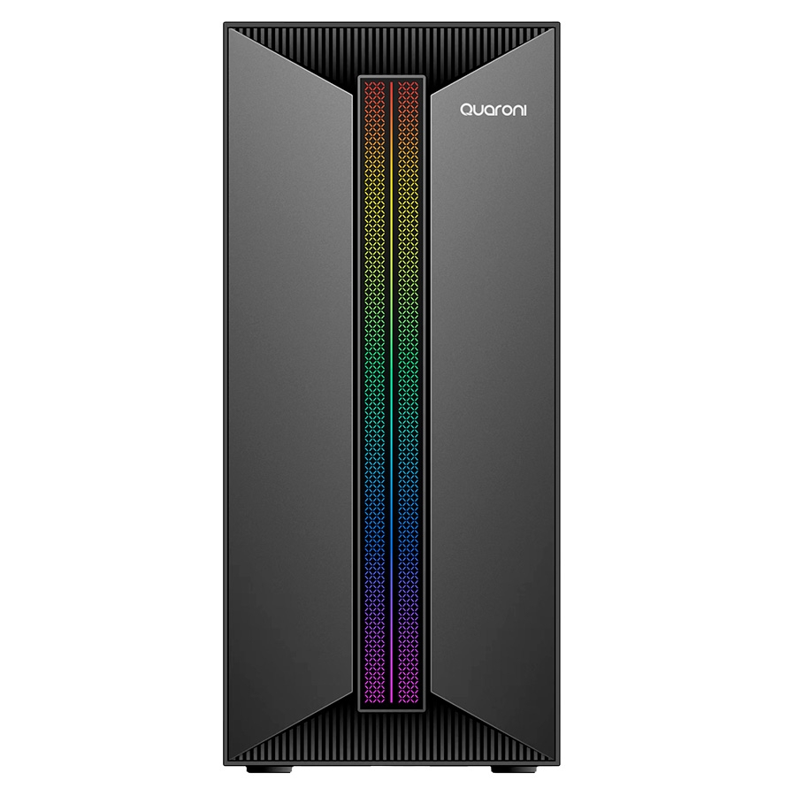 Quaroni QCMT-09 gabinete de computadora Tower Negro 500 W