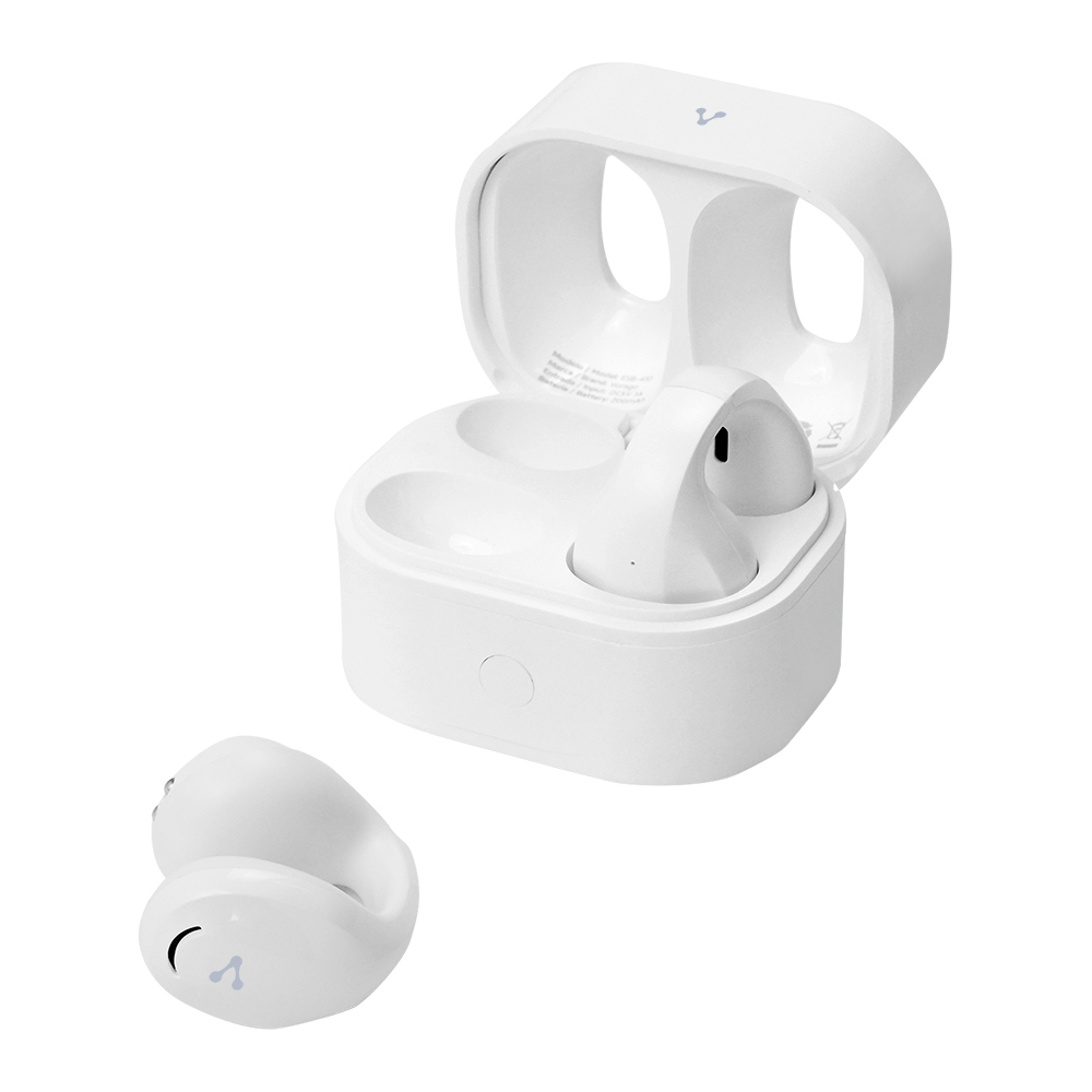 Vorago ESB-410 auricular y casco Auriculares Inalámbrico Dentro de oído Llamadas/Música USB Tipo C Bluetooth Blanco