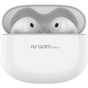 ArgomTech SkeiPods E56 Auriculares True Wireless Stereo (TWS) Intra auditivo Llamadas/Música/Deportes/Diario USB Tipo C Bluetooth Blanco