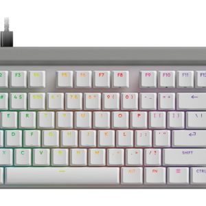 Logitech G G515 teclado Juego USB QWERTY Inglés Blanco