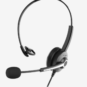 Acteck Centric Pro HN620 Auriculares Alámbrico Diadema Oficina/Centro de llamadas USB tipo A Negro