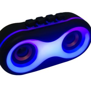 Perfect Choice Bocina LED RGB OWTY con teclas mecánicas PC-113218 - Negro