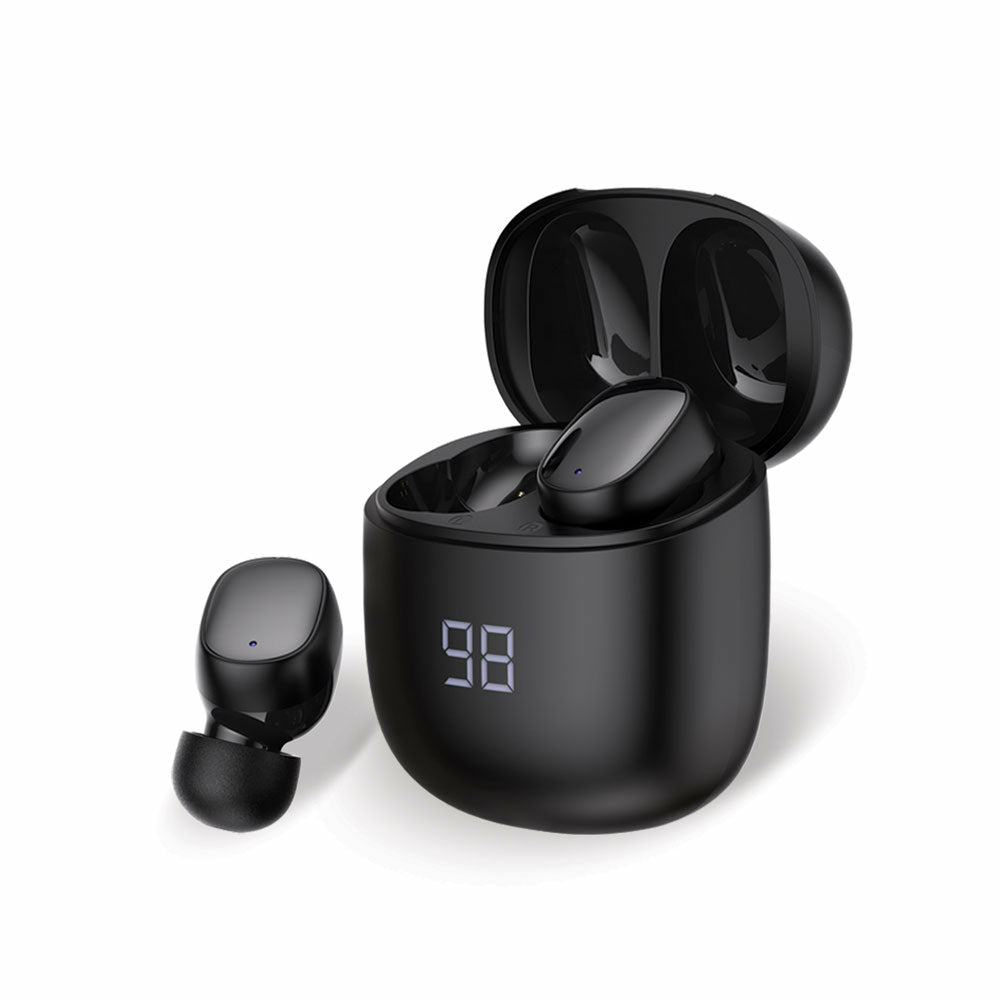 ArgomTech SkeiPods E66 Auriculares True Wireless Stereo (TWS) Intra auditivo Llamadas/Música/Deportes/Diario Bluetooth Negro