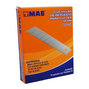 MAE RCC-18 cuchilla para cutter 100 pieza(s)