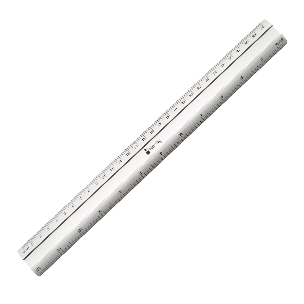 Nextep NE-023 cirterio Regla de escritorio 300 mm Metal Metálico 6 pieza(s)