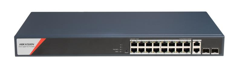 Hikvision DS-3E1520HP-SI-16P2T2F switch Gestionado Gigabit Ethernet (10/100/1000) Energía sobre Ethernet (PoE)