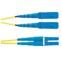 Panduit SC/LC, 3m cable InfiniBand y de fibra óptica Amarillo