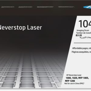 HP Tambor de creación de imágenes láser original 104A negro