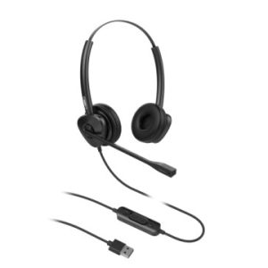 Fanvil HT302-U audífono y auriculare Auriculares Alámbrico Diadema Oficina/Centro de llamadas USB tipo A Negro