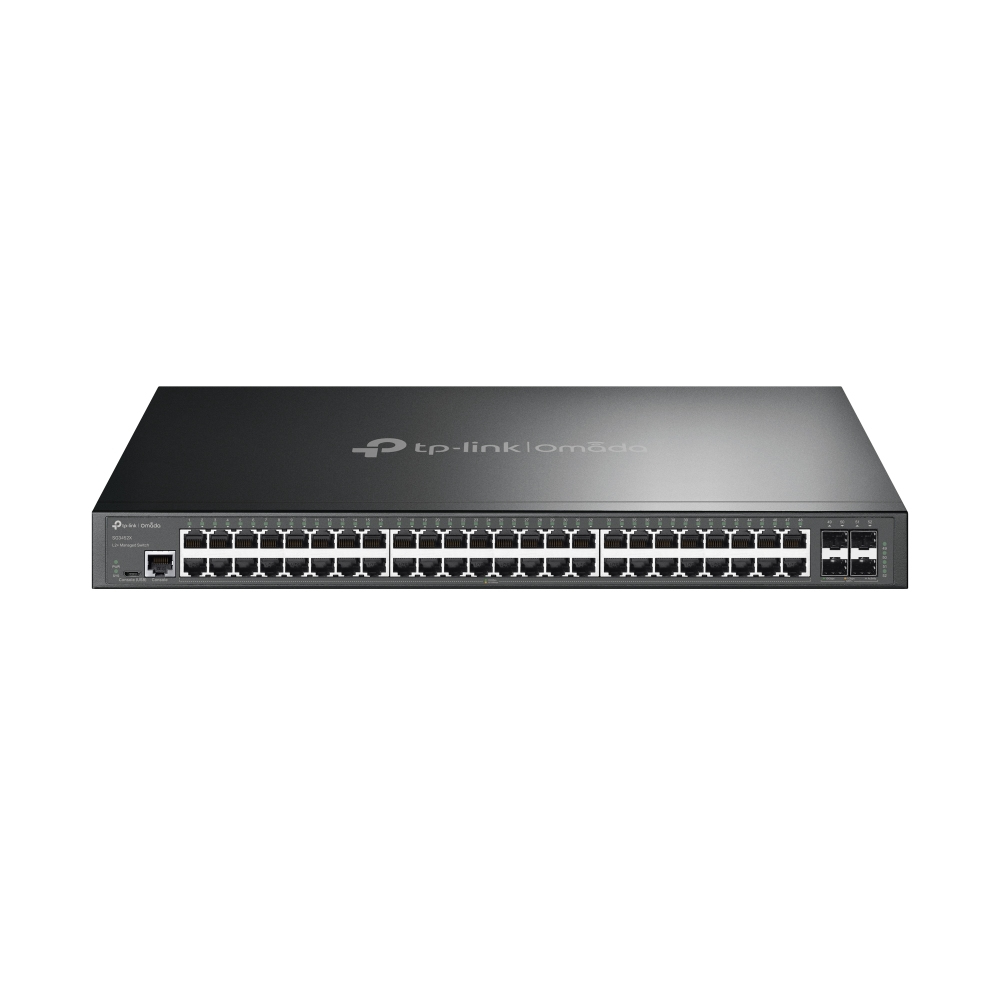 TP-Link Omada SG3452X dispositivo de redes Gestionado L2+ Gigabit Ethernet (10/100/1000) 1U Negro
