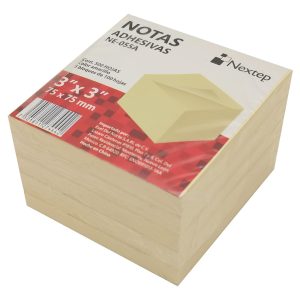 Nextep NE-055A nota autoadhesiva Plaza Amarillo 100 hojas Autoadhesivo