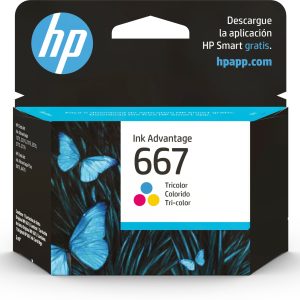 HP Cartucho de tinta Original Ink Advantage 667, tricolor