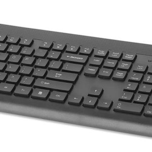 Manhattan 180771 teclado Ratón incluido Universal RF inalámbrico QWERTY Negro